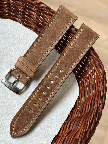 Premium Italian Leather - Light Brown