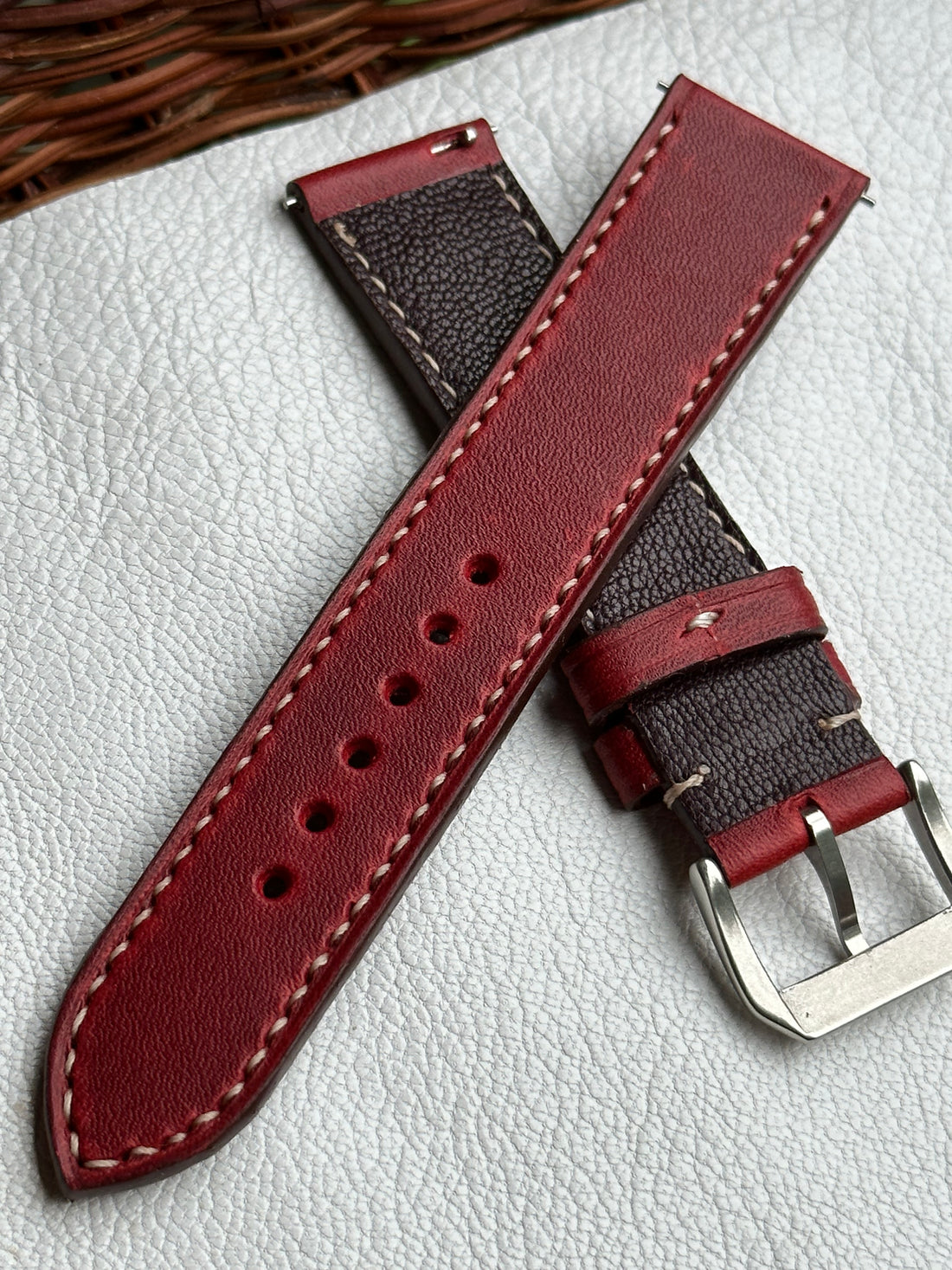 Horween Leather - Red