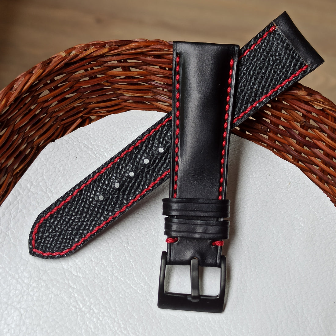 Horween Chromexcel Leather Strap - Black