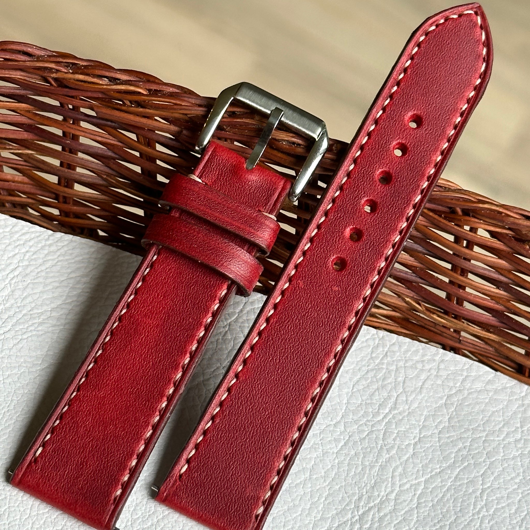 Horween Leather - Red