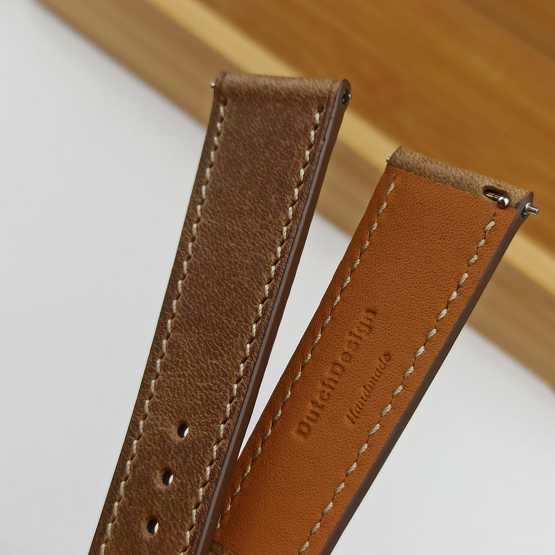 Premium Italian Leather - Dark Brown