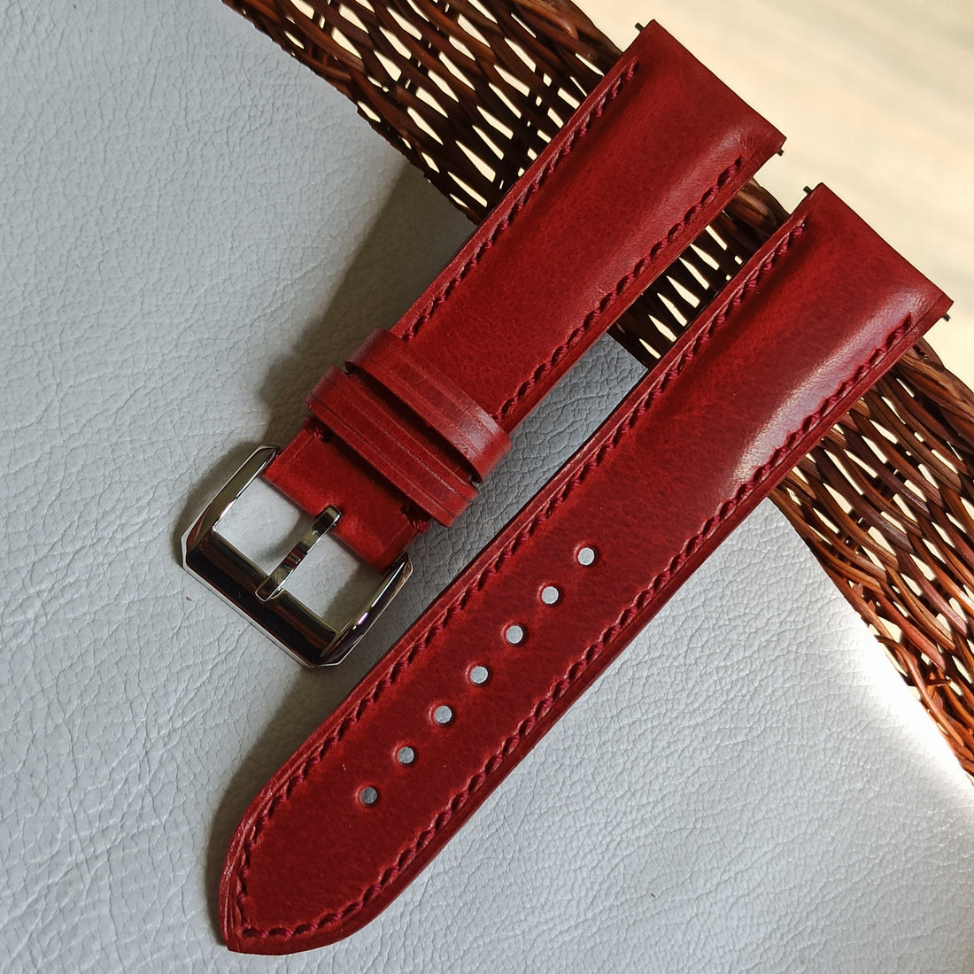 Horween Leather - Red