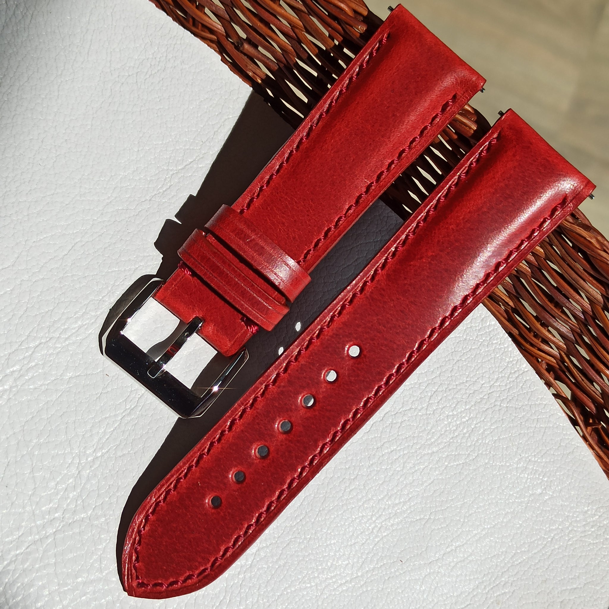 Horween Leather - Red