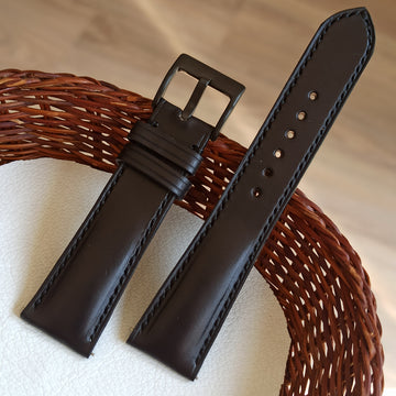 Horween Chromexcel Leather Strap - Black