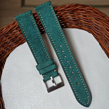 Premium Italian Leather - Blue/Green