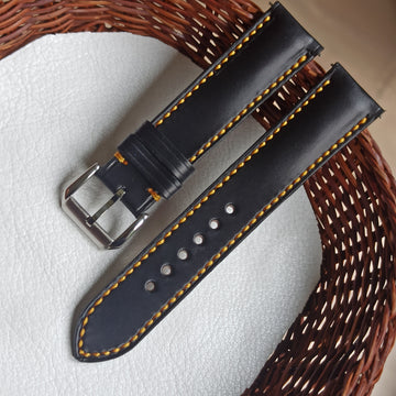 Horween Chromexcel Leather Strap - Black