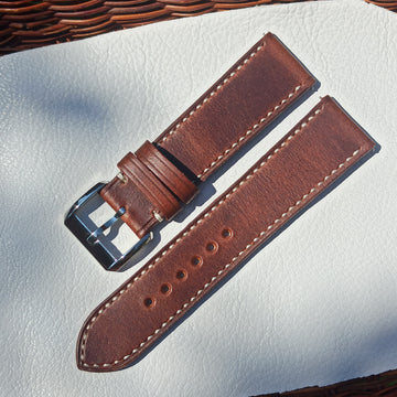 Horween Chromexcel Leather Strap - Brown