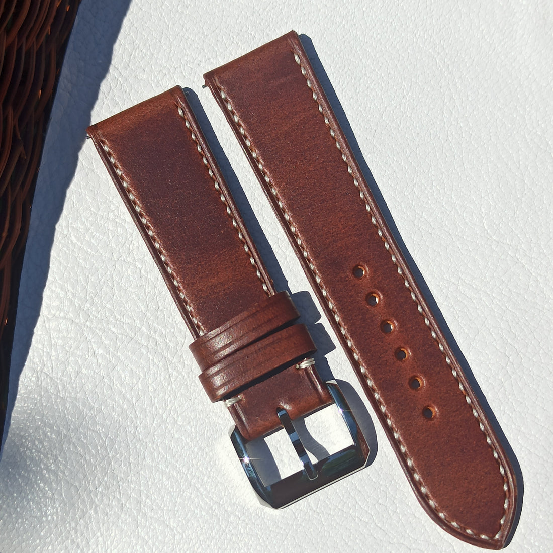 Horween Chromexcel Leather Strap - Brown